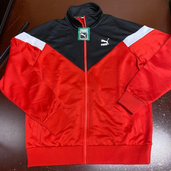 Puma Iconic MCS Full Zip Track Jacket Size Large